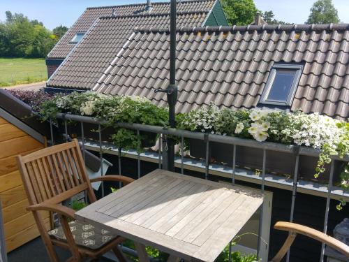 Balcony/terrace, Appartementen Het Oude Atelier in Bergen Balcony/terrace, Appartementen Het Oude Atelier in Bergen