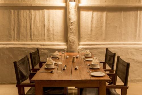 Exterior view, Tiger Tops Tharu Lodge in Kumarwarti Exterior view, Tiger Tops Tharu Lodge in Kumarwarti