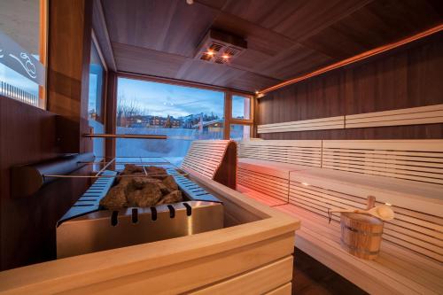 Sauna, Das Hotel Eden - Das Aktiv- & Wohlfuhlhotel in Tirol auf 1200m Hohe in Seefeld Sauna, Das Hotel Eden - Das Aktiv- & Wohlfuhlhotel in Tirol auf 1200m Hohe in Seefeld