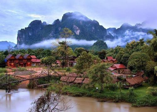 Mountainview Riverside Boutique Hotel, Vang Vieng Mountainview Riverside Boutique Hotel, Vang Vieng