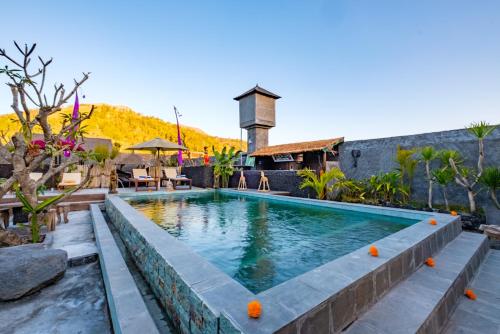 Swimming pool, Latengaya Mount Batur View Bungalow near Mount Batur Swimming pool, Latengaya Mount Batur View Bungalow near Mount Batur