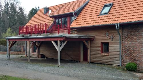 Entrance, Ziegeleihof inmitten von Wiesen und Waldern in Falkenstein/Harz Entrance, Ziegeleihof inmitten von Wiesen und Waldern in Falkenstein/Harz