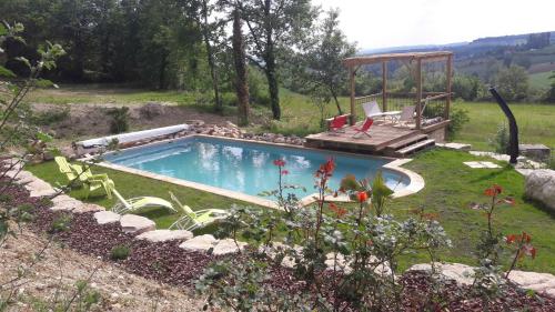 Zwembad, Taillefer in Castelnau-Montratier Zwembad, Taillefer in Castelnau-Montratier