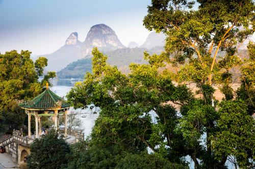 Yangshuo River View Hotel in Yangshuo nyugati utca Yangshuo River View Hotel in Yangshuo nyugati utca