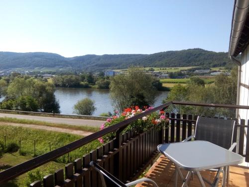 Balcony/terrace, Ferienwohnungen Zum Niederberg in Lieser Balcony/terrace, Ferienwohnungen Zum Niederberg in Lieser