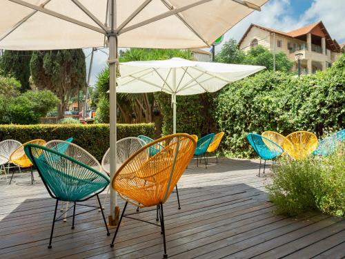 Balcony/terrace, Metulla Travel Hotel in Metula Balcony/terrace, Metulla Travel Hotel in Metula