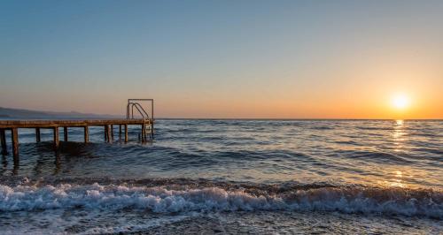 Beach, Delfinia Hotel & Bungalows in Lesvos Beach, Delfinia Hotel & Bungalows in Lesvos