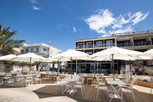 balcon/terrasse, Hotel Cafe Miramar in Le Grau du Roi balcon/terrasse, Hotel Cafe Miramar in Le Grau du Roi