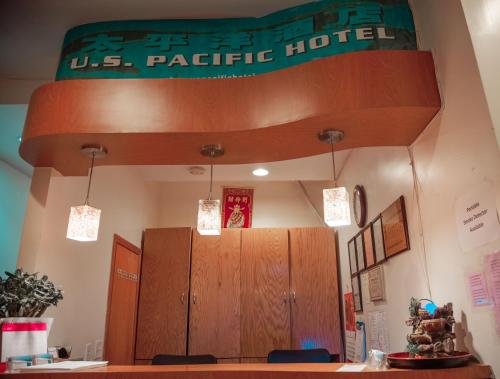 Lobby, U.S. Pacific Hotel in Chinatown Lobby, U.S. Pacific Hotel in Chinatown