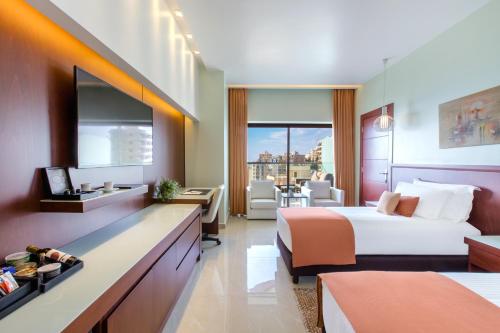 balkon/terasa, BURJ ON BAY Hotel in Kfar Yassine balkon/terasa, BURJ ON BAY Hotel in Kfar Yassine