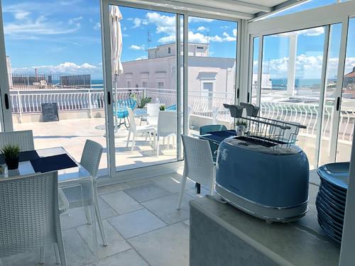 陽台/露台, Casa Manfredi - Manfredi Homes&Villas in 曼弗雷多尼亞鎮中心 陽台/露台, Casa Manfredi - Manfredi Homes&Villas in 曼弗雷多尼亞鎮中心