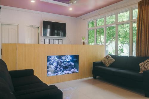 Lobby, Azoush Tourist Guest House in Goidhoo Atoll Lobby, Azoush Tourist Guest House in Goidhoo Atoll
