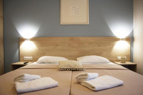 침대, Art Blue Apartments in 오흐리드 침대, Art Blue Apartments in 오흐리드