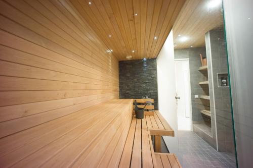 Sauna, Capsule Hotel Ibedcity in Rovaniemi Sauna, Capsule Hotel Ibedcity in Rovaniemi
