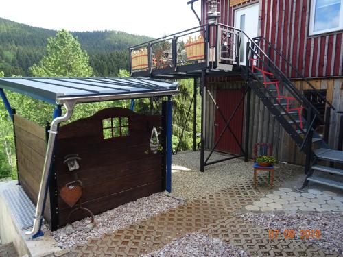 Terraza/balcón, "Zur Schmucke 69" in Ilmenau Terraza/balcón, "Zur Schmucke 69" in Ilmenau