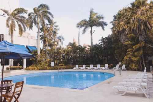 Swimming pool, Hotel Barranquilla Plaza in Barranquilla Swimming pool, Hotel Barranquilla Plaza in Barranquilla
