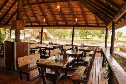 Restaurant, Knysna Elephant Park Lodge in Golful Plettenberg Restaurant, Knysna Elephant Park Lodge in Golful Plettenberg