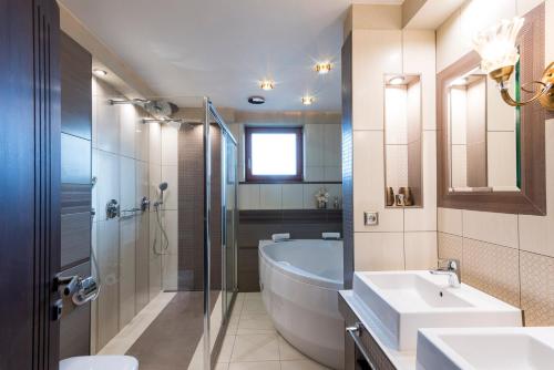 Ванна кімната, Pillow House Tatras in Стара Лєсна Ванна кімната, Pillow House Tatras in Стара Лєсна