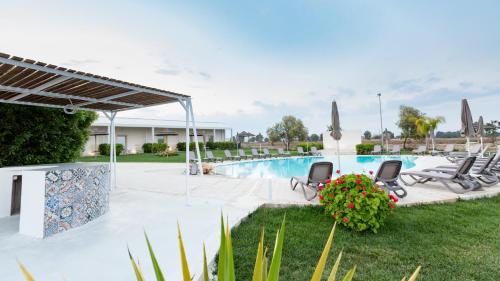 Swimming pool, Addauro Resort in Syracuse Swimming pool, Addauro Resort in Syracuse