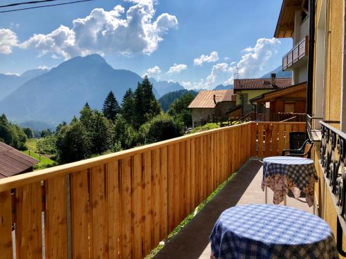 Balcony/terrace, Stella Alpina in Vallà Balcony/terrace, Stella Alpina in Vallà