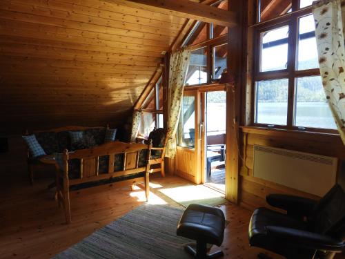 Balkon/terasa, Naustloftet in Hornindal Balkon/terasa, Naustloftet in Hornindal