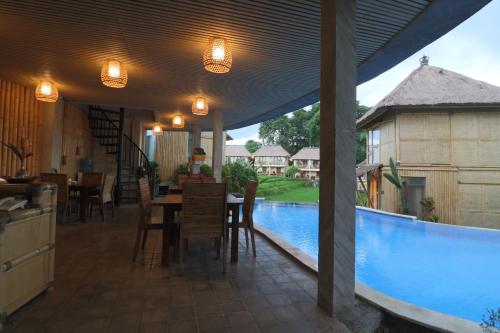 餐厅, 比乌库昆套房及温泉 (Biyukukung Suites & Spa) in 乌布 餐厅, 比乌库昆套房及温泉 (Biyukukung Suites & Spa) in 乌布