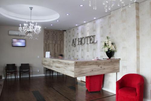 ล็อบบี้, AJ Hotel Chapeco - Facil Acesso Patio Shopping e Rotula da Bandeira in ชาเปโก้ ล็อบบี้, AJ Hotel Chapeco - Facil Acesso Patio Shopping e Rotula da Bandeira in ชาเปโก้