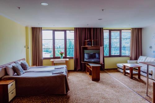 This photo about Bridge Mountain Krasnaya Polyana shared on HyHotel.com