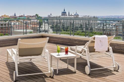 Erkély/terasz, Barceló Torre de Madrid in Moncloa Erkély/terasz, Barceló Torre de Madrid in Moncloa