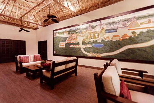 大堂, 蒂卡爾叢林小屋酒店 (Hotel Jungle Lodge Tikal) in 蒂卡爾 大堂, 蒂卡爾叢林小屋酒店 (Hotel Jungle Lodge Tikal) in 蒂卡爾