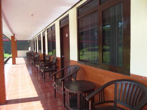 Balcony/terrace, Hotel Bromo Permai in Bromo Balcony/terrace, Hotel Bromo Permai in Bromo