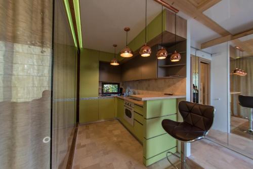 Konyha, Kopel Haus - Studio - Self acces cod location in Cartierul Obor Konyha, Kopel Haus - Studio - Self acces cod location in Cartierul Obor