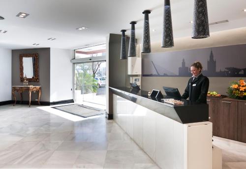 Lobby, Hotel Catalonia Hispalis in Seville Lobby, Hotel Catalonia Hispalis in Seville