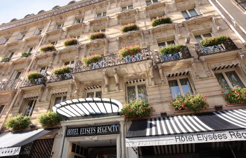 Entrance, Elysees Regencia Hotel near Arc de Triomphe Entrance, Elysees Regencia Hotel near Arc de Triomphe