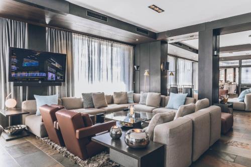 ห้องส่วนกลางสำหรับนั่งเล่น/ดูทีวี, Elizabeth Arthotel Adults Only in อิสเกล ห้องส่วนกลางสำหรับนั่งเล่น/ดูทีวี, Elizabeth Arthotel Adults Only in อิสเกล