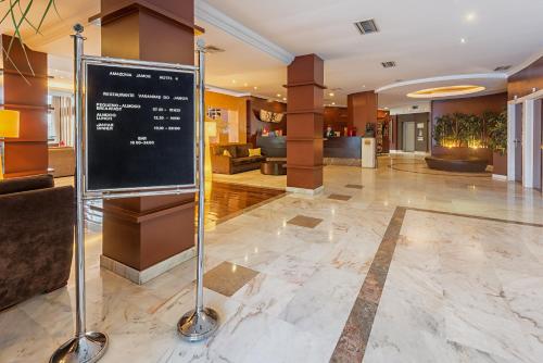 Előcsarnok, Amazonia Jamor Hotel in Oeiras Előcsarnok, Amazonia Jamor Hotel in Oeiras