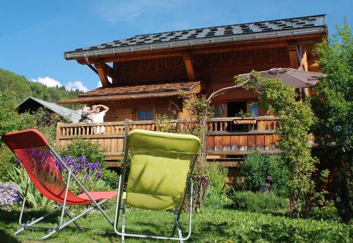 Balcony/terrace, Chalet et studio "La Fee des Neiges" in Meribel Balcony/terrace, Chalet et studio "La Fee des Neiges" in Meribel