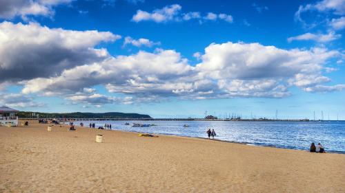 Beach, Hotel Molo in Sopot Beach, Hotel Molo in Sopot