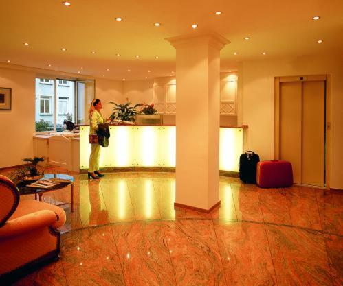 Lobby, Hotel Central in Bregenz Lobby, Hotel Central in Bregenz
