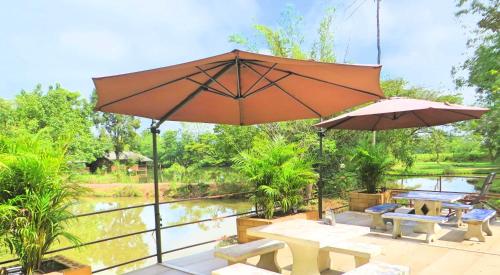 Balcony/terrace, Isaan Perazim Park in Phon Thong Balcony/terrace, Isaan Perazim Park in Phon Thong