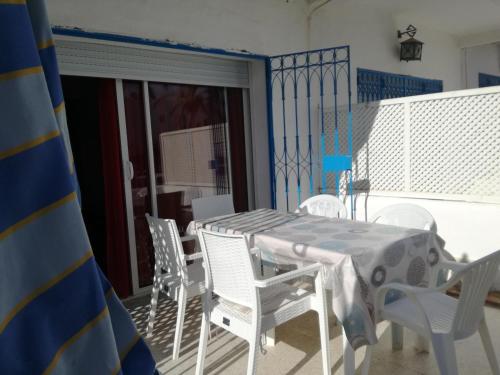beranda/teres, Sonny Apartment in Hammamet Sud beranda/teres, Sonny Apartment in Hammamet Sud