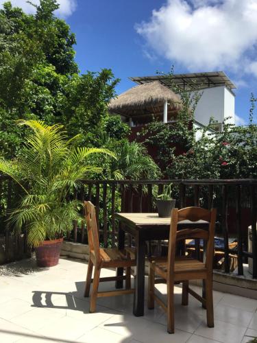 Balcony/terrace, Hostal Cha Cha Cha in Tulum Balcony/terrace, Hostal Cha Cha Cha in Tulum