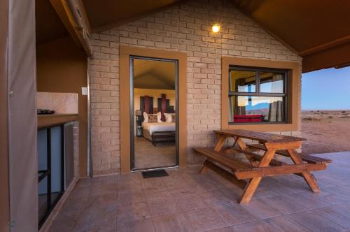 Balcony/terrace, Desert Camp in Sesriem Balcony/terrace, Desert Camp in Sesriem