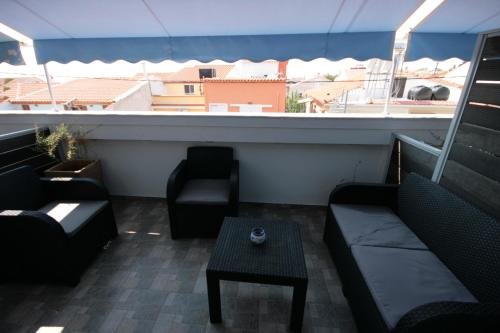 شرفة/ تراس, Pegasus Hotel in بيثاجوريو شرفة/ تراس, Pegasus Hotel in بيثاجوريو