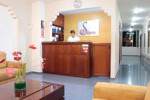 Vestíbulo, Hotel Samuria in Zamora Vestíbulo, Hotel Samuria in Zamora