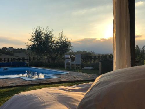 Swimming pool, La vigna b&b country house in Montottone Swimming pool, La vigna b&b country house in Montottone