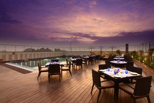 Balcony/terrace, Mahagun Sarovar Portico Suites Ghaziabad in Ghaziabad Balcony/terrace, Mahagun Sarovar Portico Suites Ghaziabad in Ghaziabad
