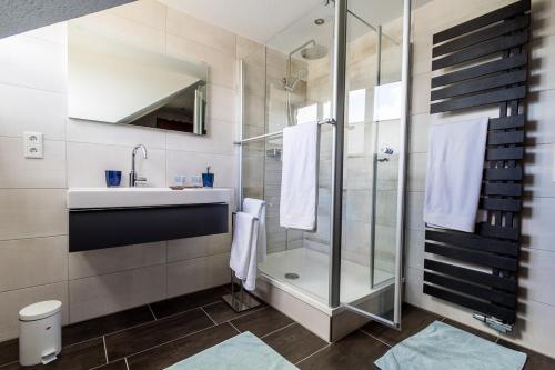 Ванна кімната, Ferienwohnung Konrad Duden in Везель Ванна кімната, Ferienwohnung Konrad Duden in Везель