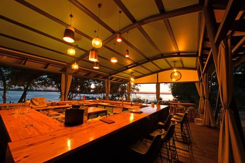 Restaurant, Zambezi Mubala Lodge in Katima Mullo Restaurant, Zambezi Mubala Lodge in Katima Mullo