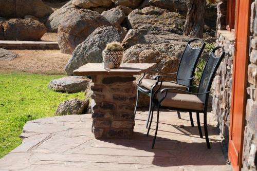 balkon/terras, Gondwana Canyon Lodge in Canyon Land balkon/terras, Gondwana Canyon Lodge in Canyon Land